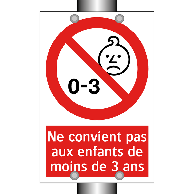 Ne convient pas aux enfants de moins de 3 ans