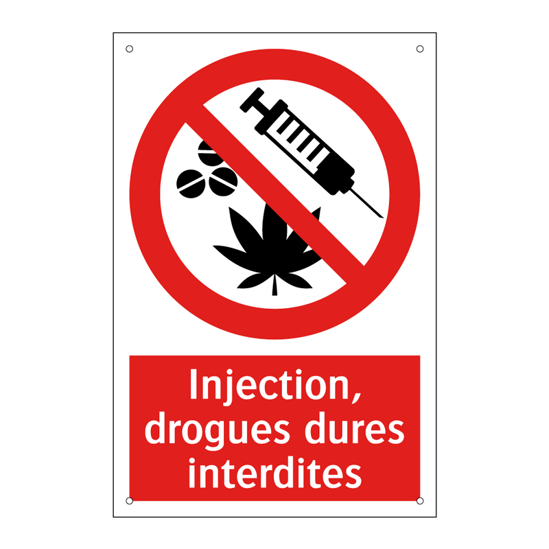 Injection, drogues dures interdites