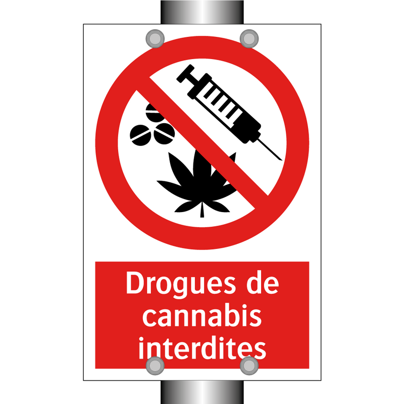 Drogues de cannabis interdites