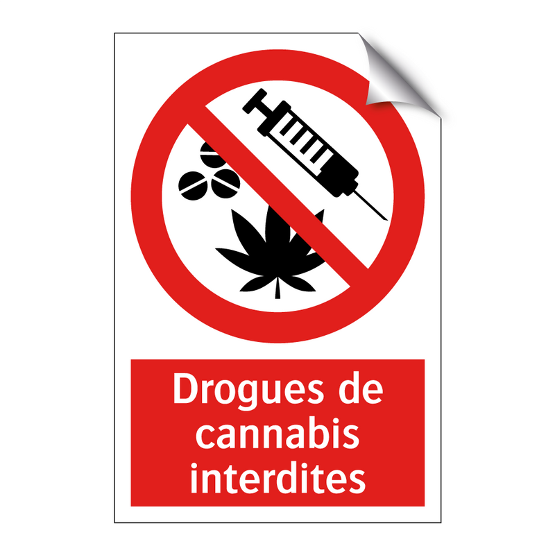 Drogues de cannabis interdites