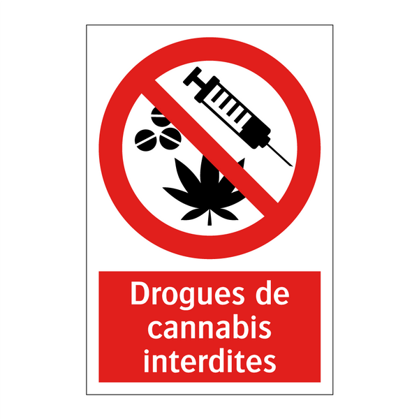 Drogues de cannabis interdites