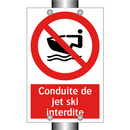 Conduite de jet ski interdite