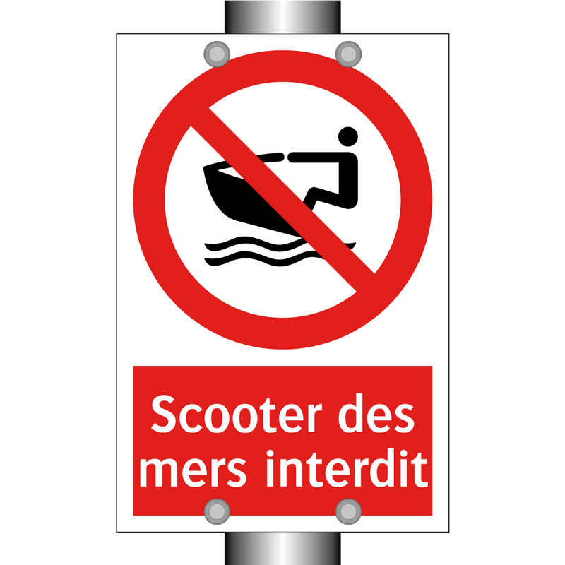 Scooter des mers interdit