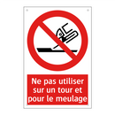 Ne pas utiliser sur un tour et pour le meulage