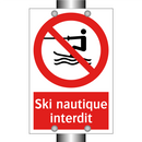 Ski nautique interdit