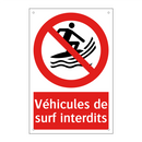 Véhicules de surf interdits