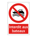Interdit aux bateaux