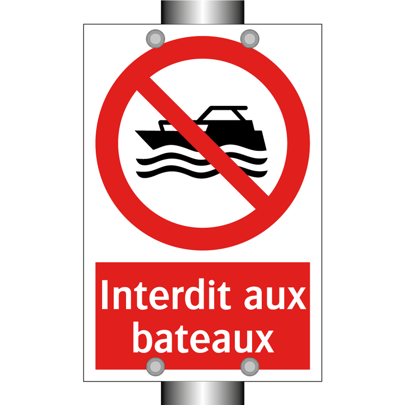 Interdit aux bateaux