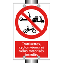 Trottinettes, cyclomoteurs et vélos motorisés interdits