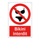 Bikini interdit