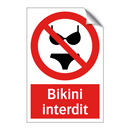 Bikini interdit