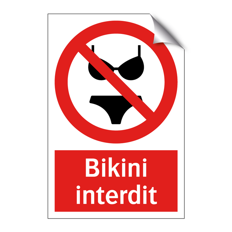Bikini interdit