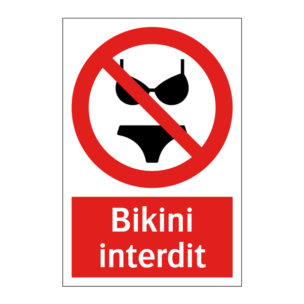 Bikini interdit
