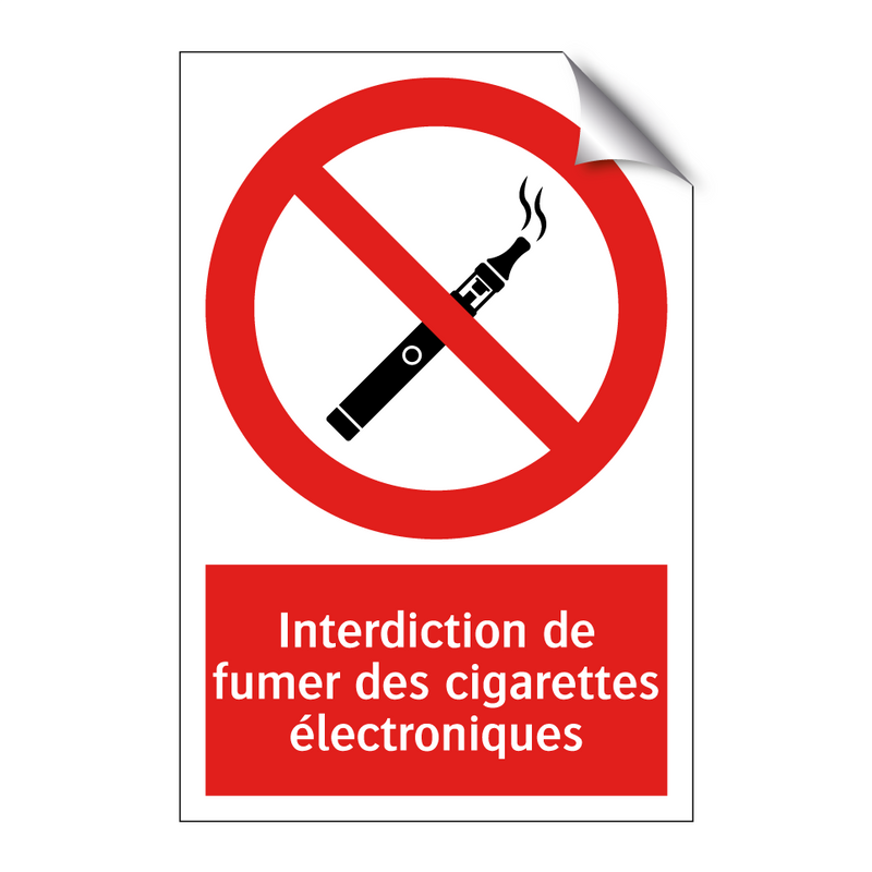 Interdiction de fumer des cigarettes électroniques