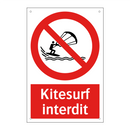 Kitesurf interdit