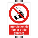 Interdiction de fumer et de vapoter