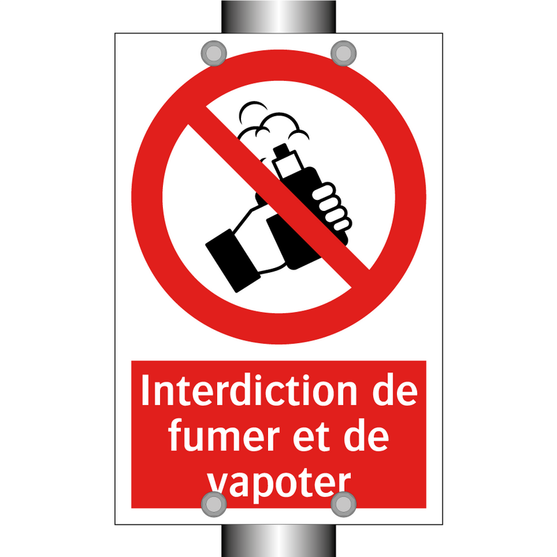 Interdiction de fumer et de vapoter