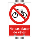Ne pas placer de vélos