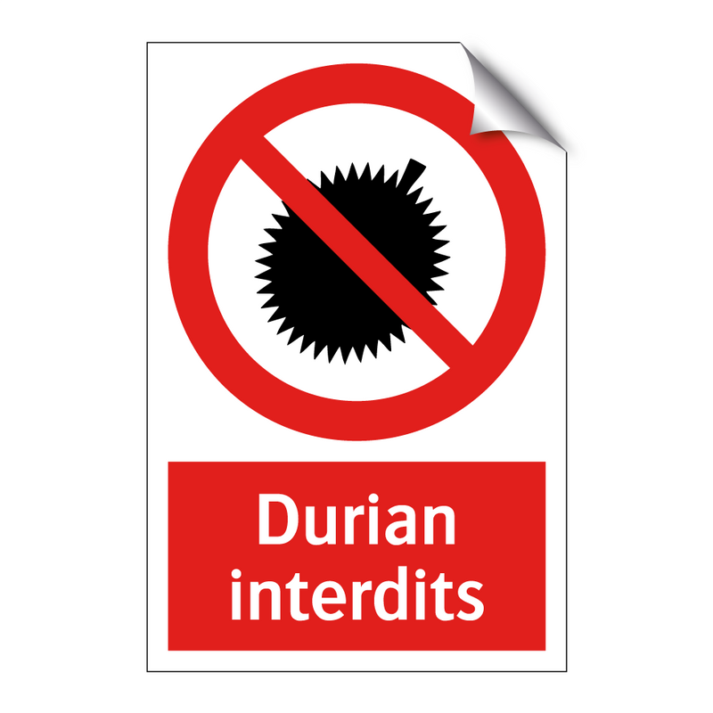 Durian interdits