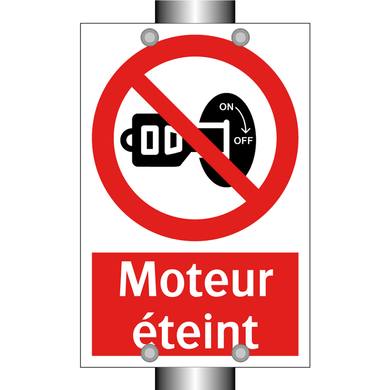 Moteur éteint