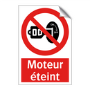 Moteur éteint