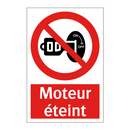 Moteur éteint