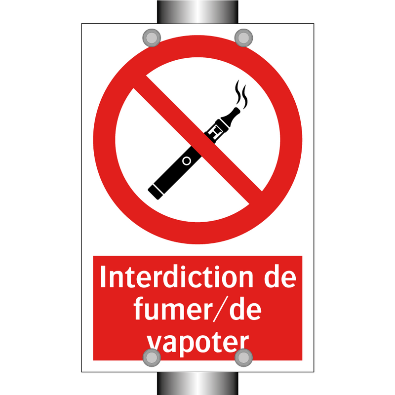 Interdiction de fumer/de vapoter