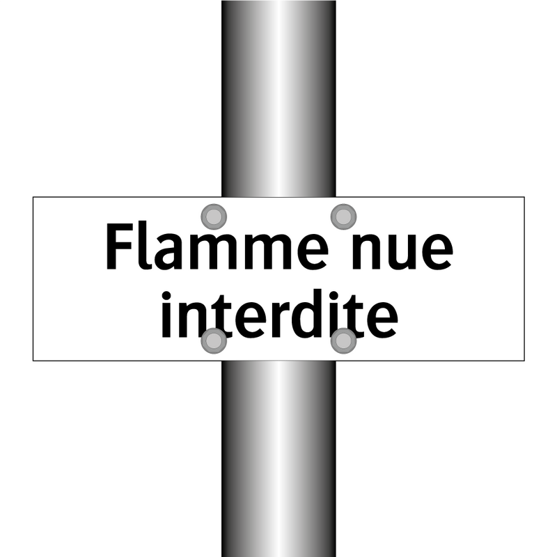 Flamme nue interdite