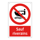Sauf riverains
