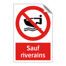 Sauf riverains
