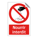 Nourrir interdit