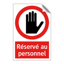 Réservé au personnel