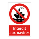 Interdit aux navires