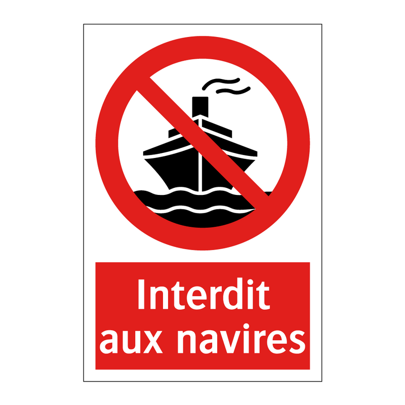 Interdit aux navires