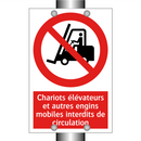 Chariots élévateurs et autres engins mobiles interdits de circulation