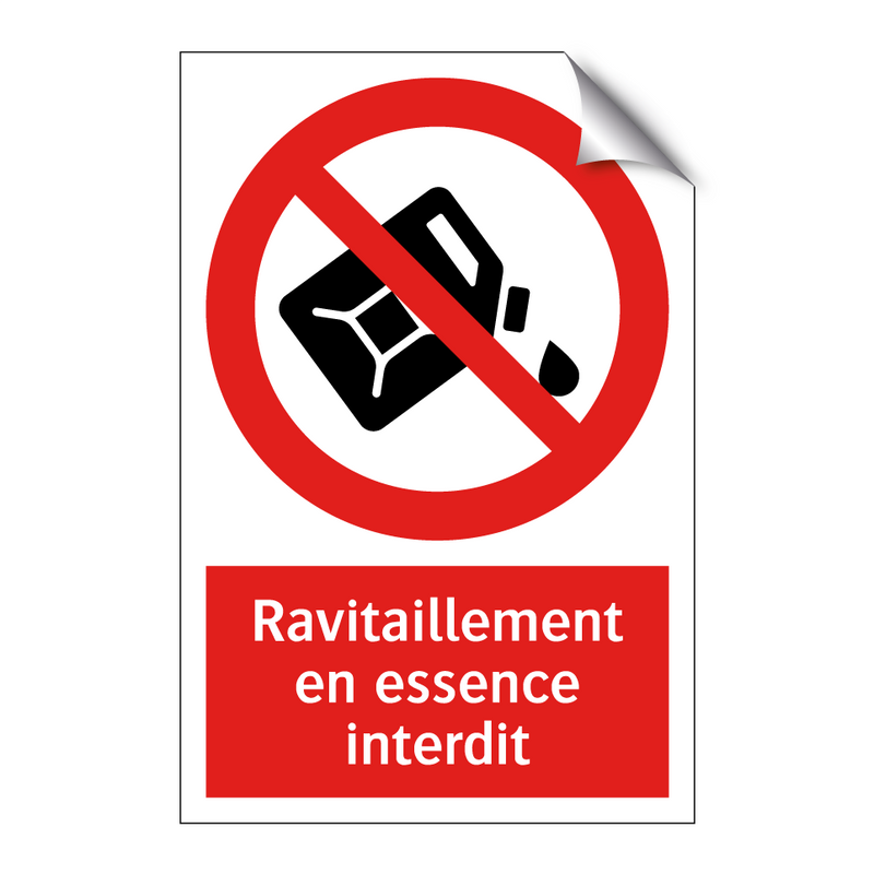 Ravitaillement en essence interdit