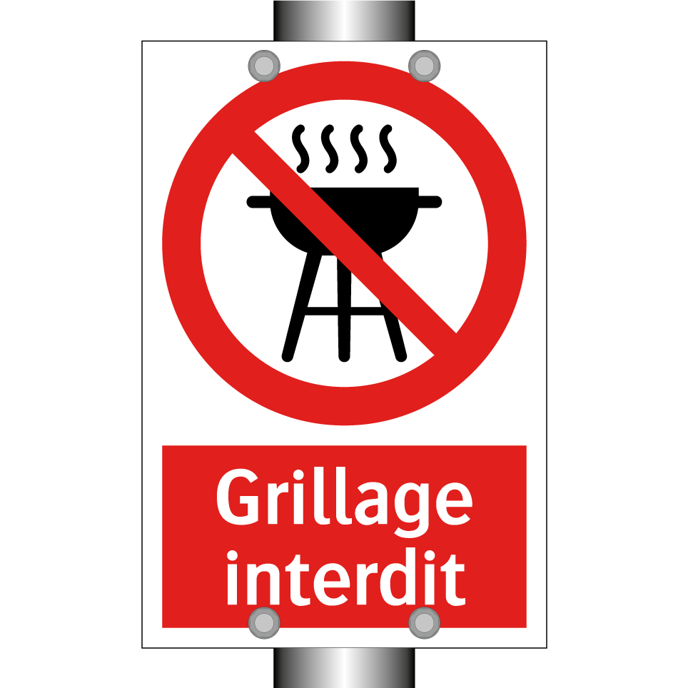 Grillage interdit