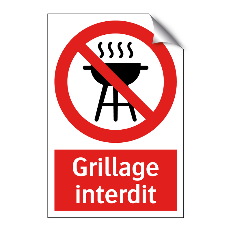Grillage interdit