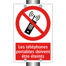 Les téléphones portables doivent être éteints