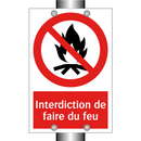 Interdiction de faire du feu