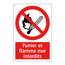 Fumer et flamme nue interdits
