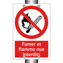 Fumer et flamme nue interdits