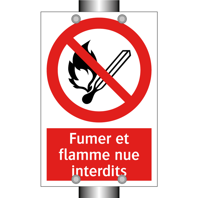 Fumer et flamme nue interdits