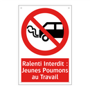 Ralenti Interdit : Jeunes Poumons au Travail