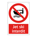 Jet ski interdit