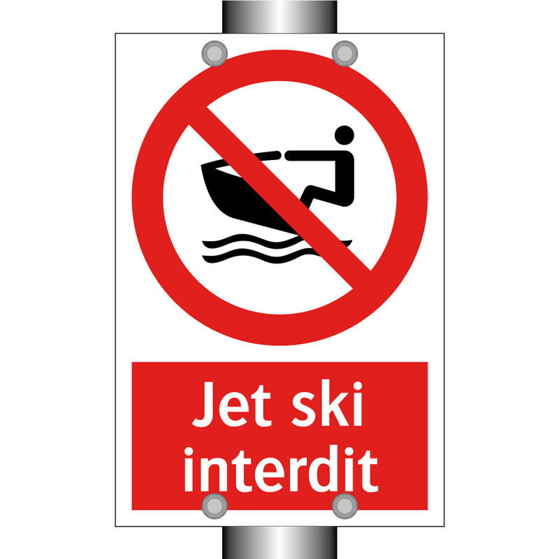 Jet ski interdit