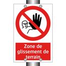 Zone de glissement de terrain
