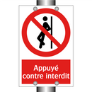 Appuyé contre interdit