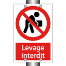 Levage interdit