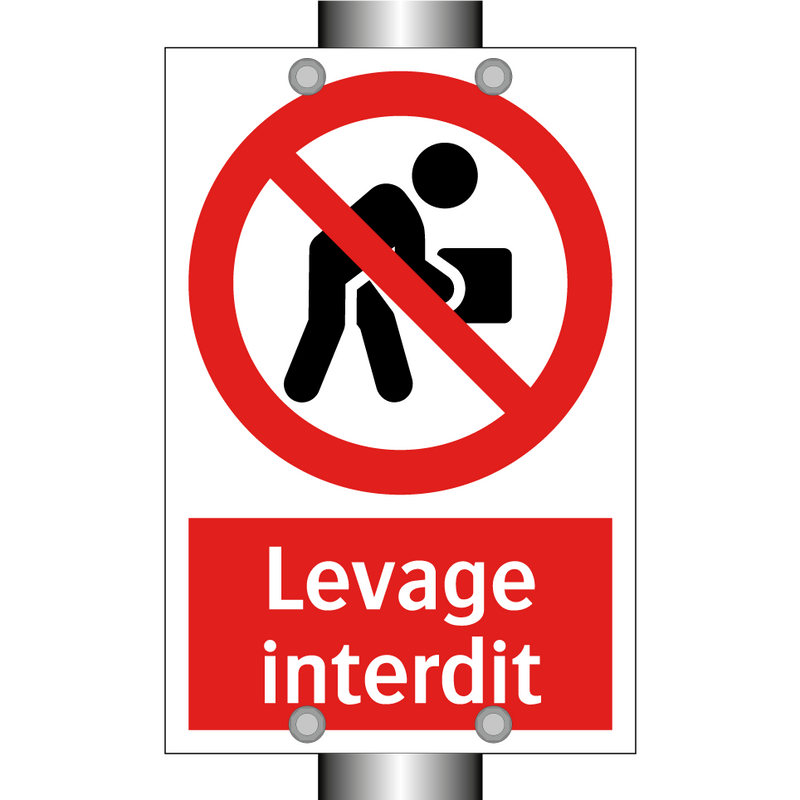 Levage interdit